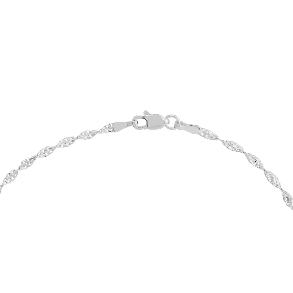 14K Gold 2.10mm Dorica Chain with Lobster Lock Anklet