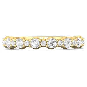 14K Yellow 0.69 ctw. Natural Diamond Wedding Ring