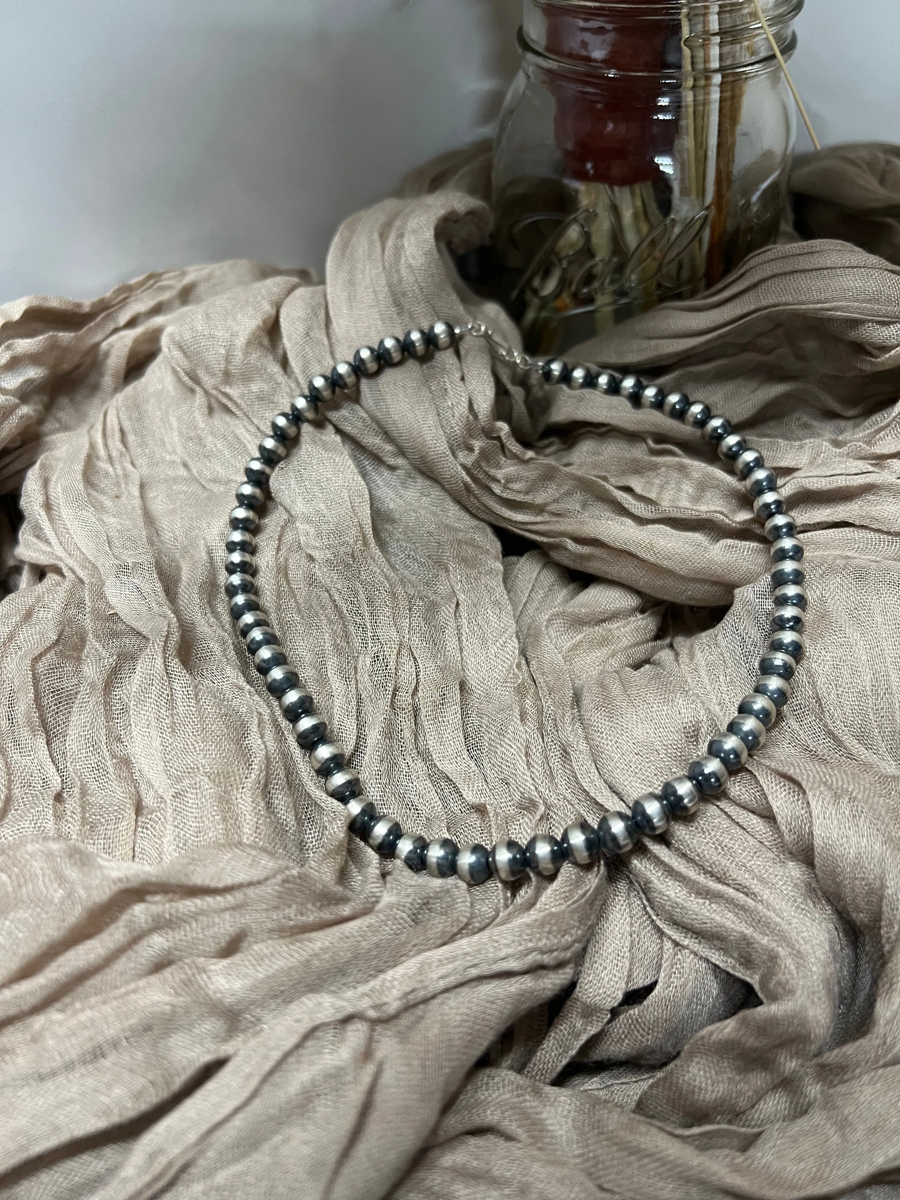 16 inch 7 mm Navajo Pearls