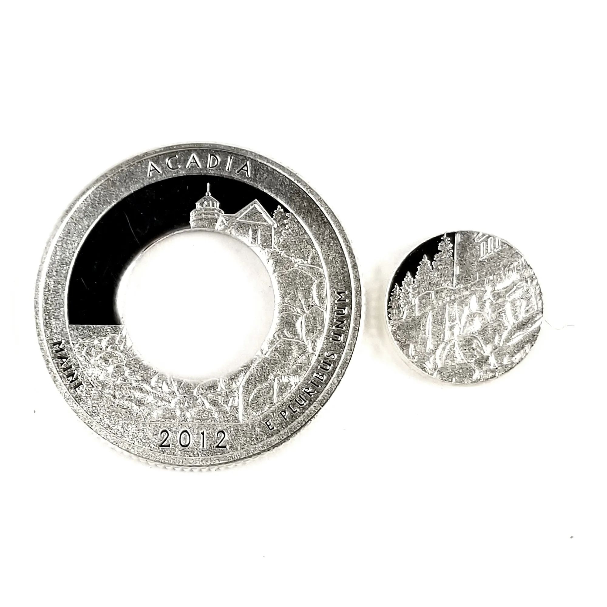 90% Silver Acadia National Park Quarter Ring