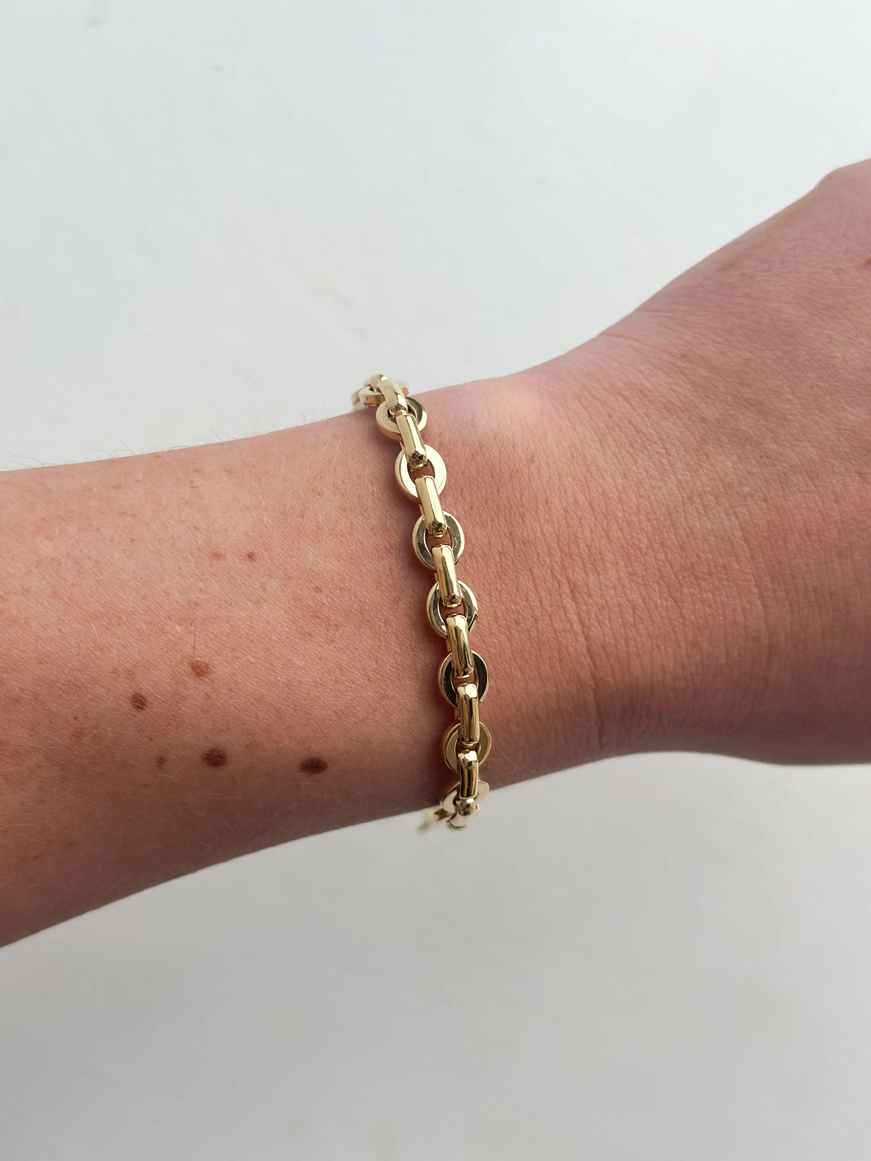 9ct Yellow Gold 7.5” Bracelet