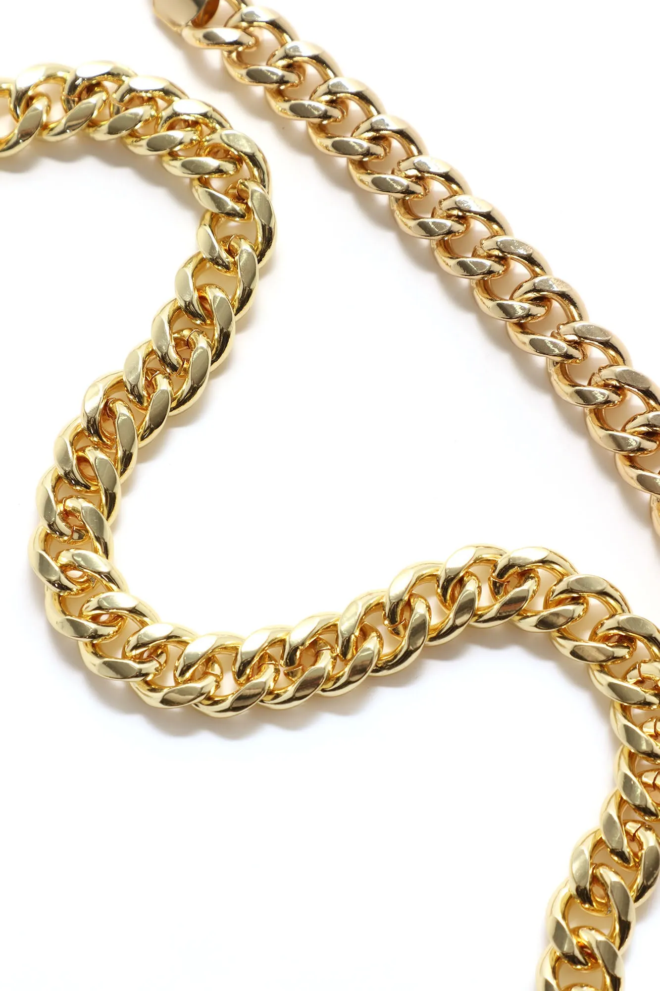 All Around Miami Cuban Chain Set - Gold