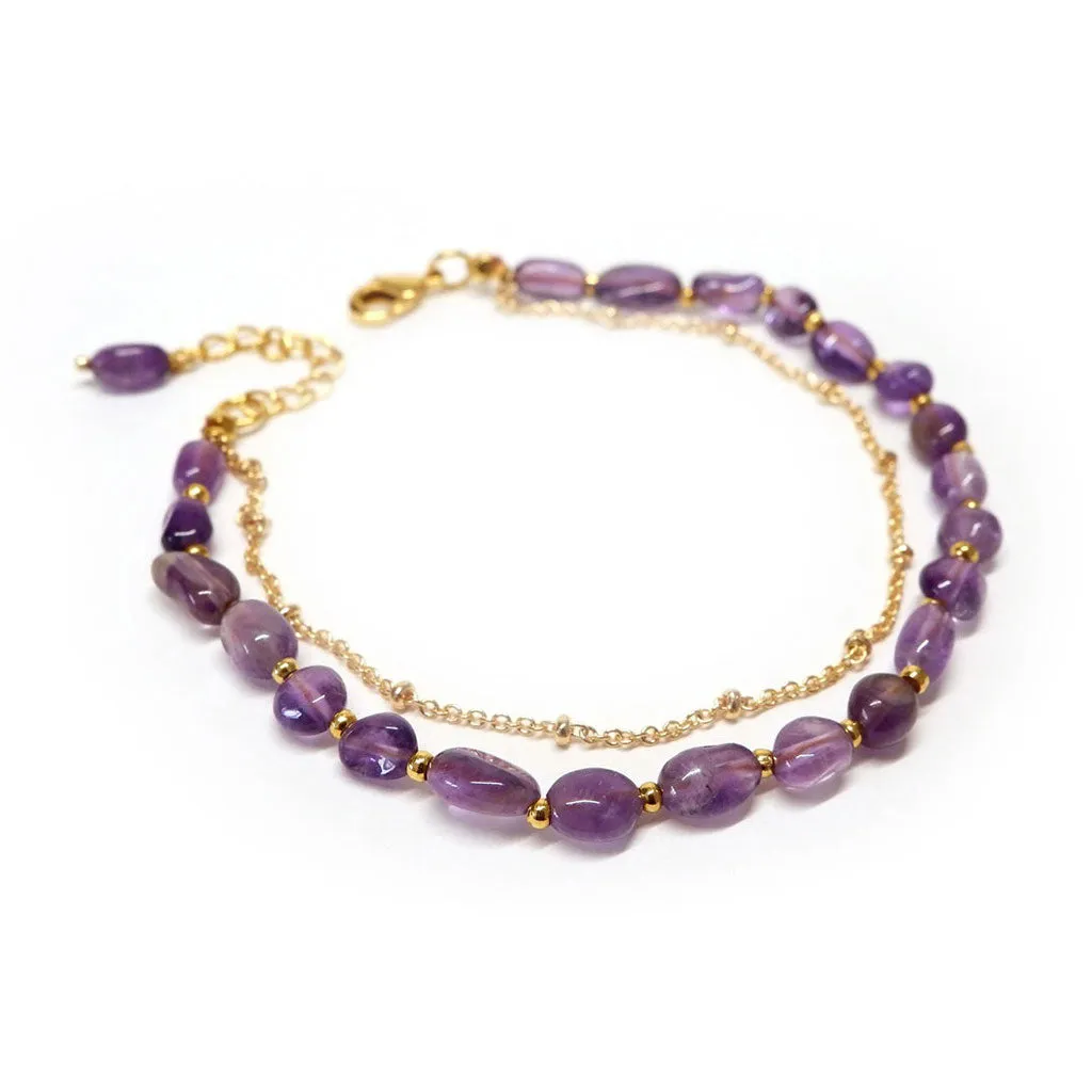 Amethyst Handcrafted Bracelet