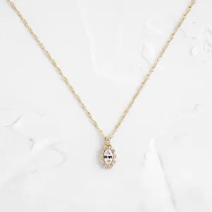 Atoll Necklace, White Sapphire - OOS