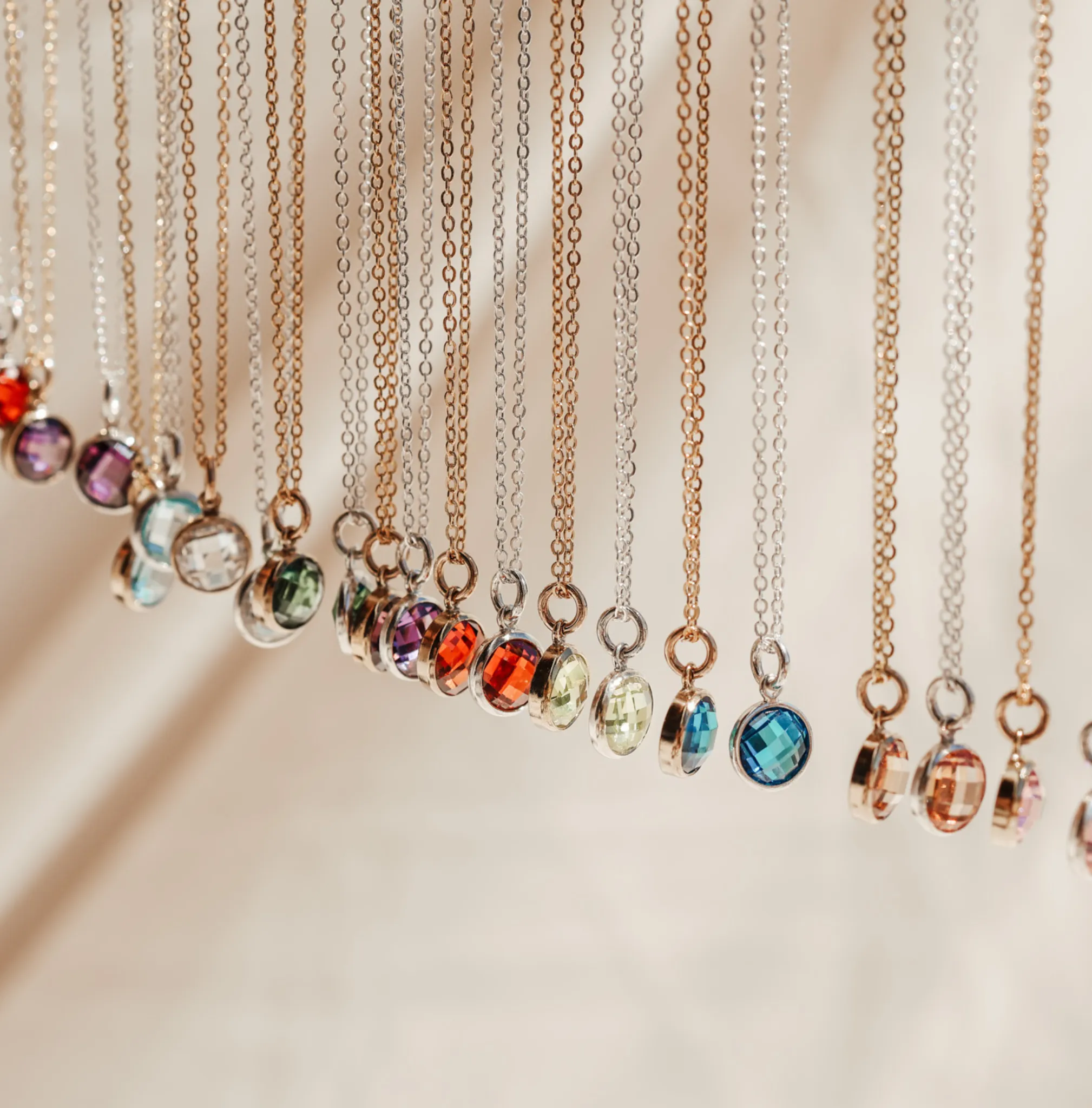 Birthstone Drop Necklace • September