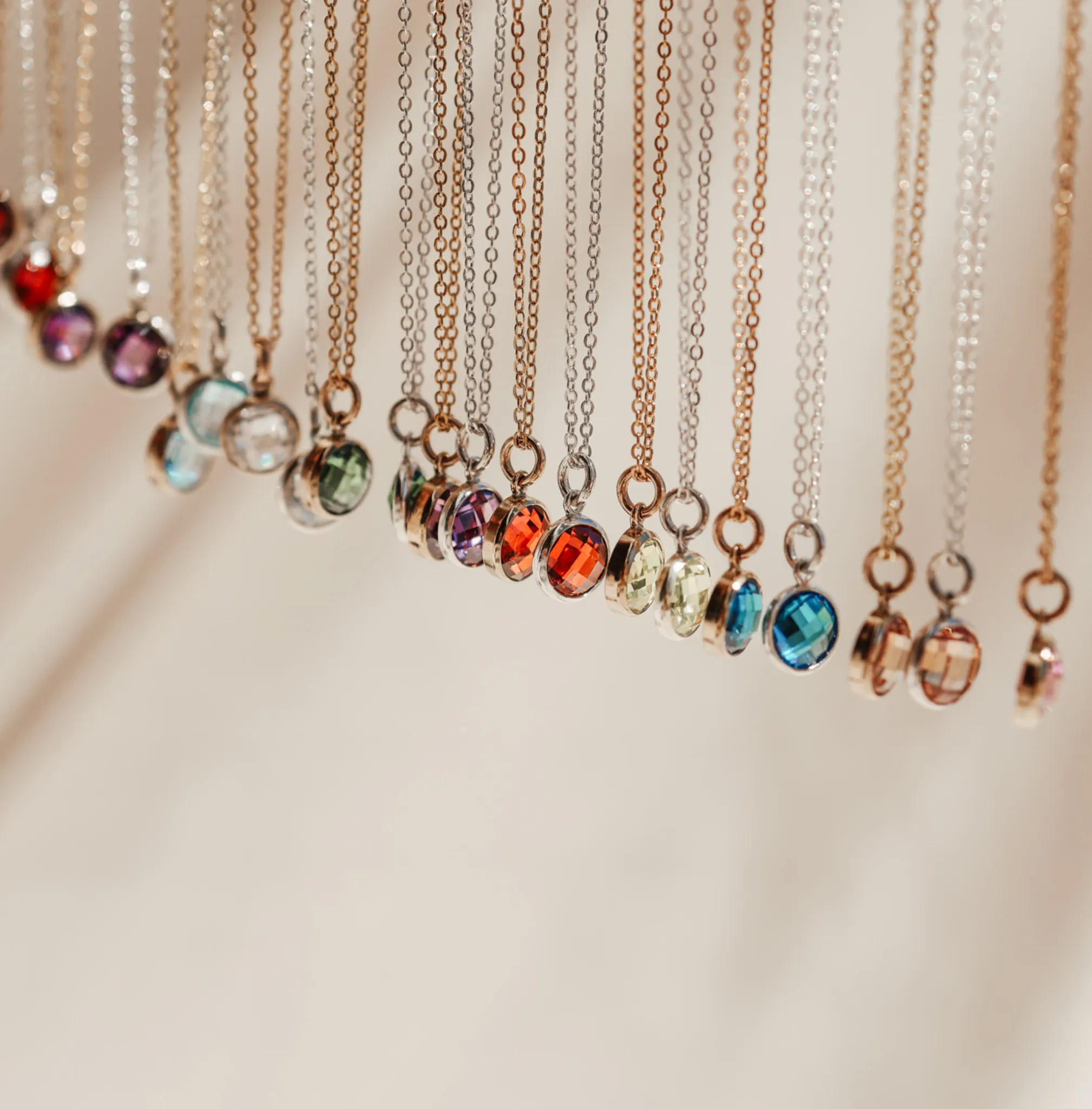 Birthstone Drop Necklace • September