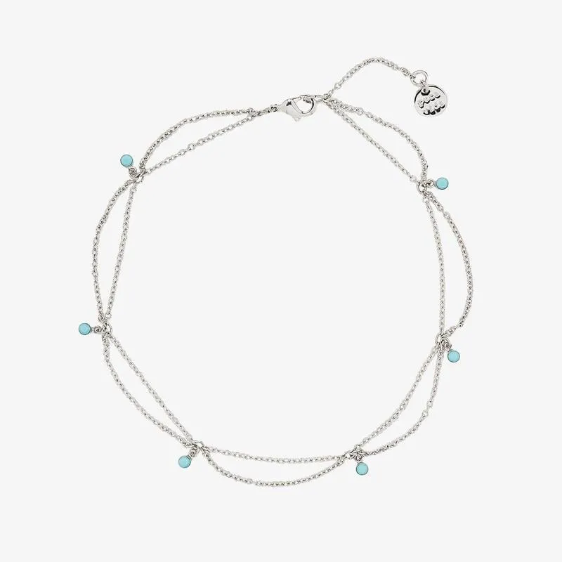 Bondi Silver Anklet