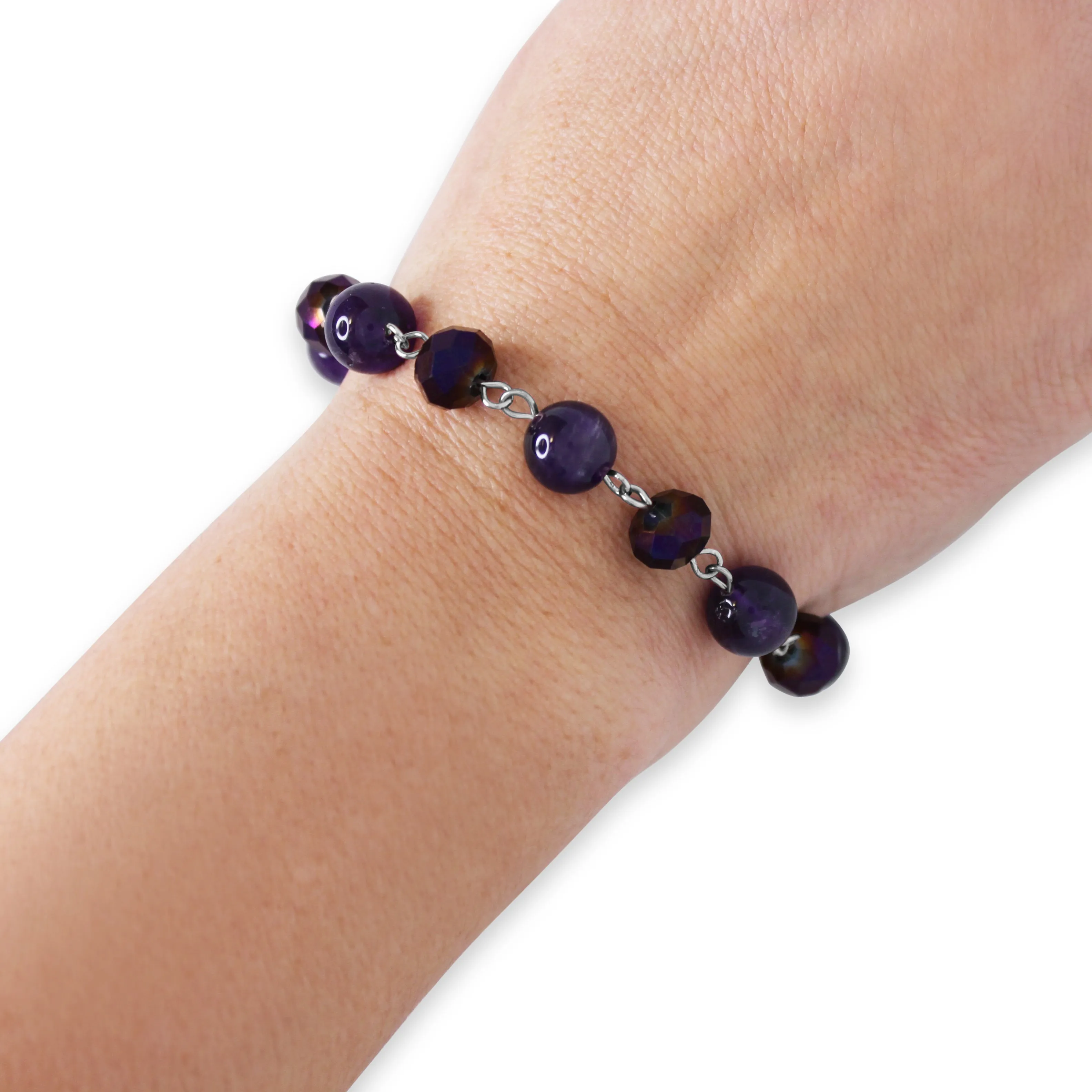 Bracelet Link - Purple