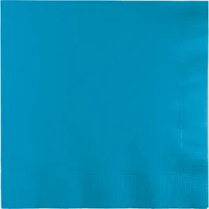 Bulk Pack of 100 Turquoise Luncheon Napkins 3Ply