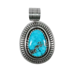 Candelaria Turquoise Pendant | Marian Nez