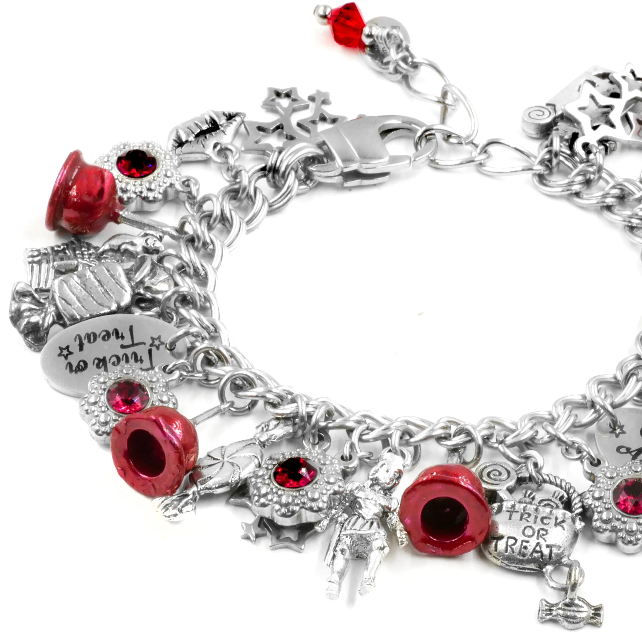 Candy Apple Charm Bracelet