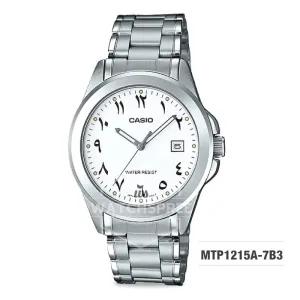 Casio Men's Standard Analog Silver Stainless Steel Band Watch MTP1215A-7B3 MTP-1215A-7B3