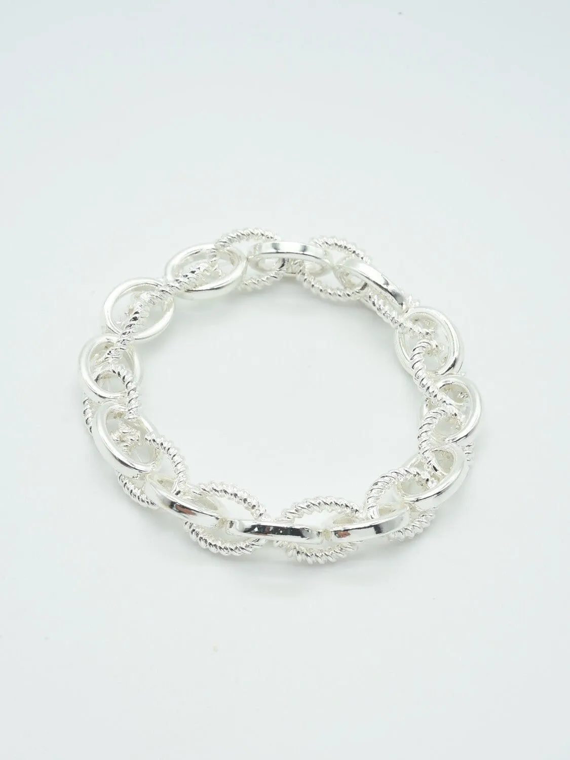 CB2192 Stretch Chain Link Bracelet