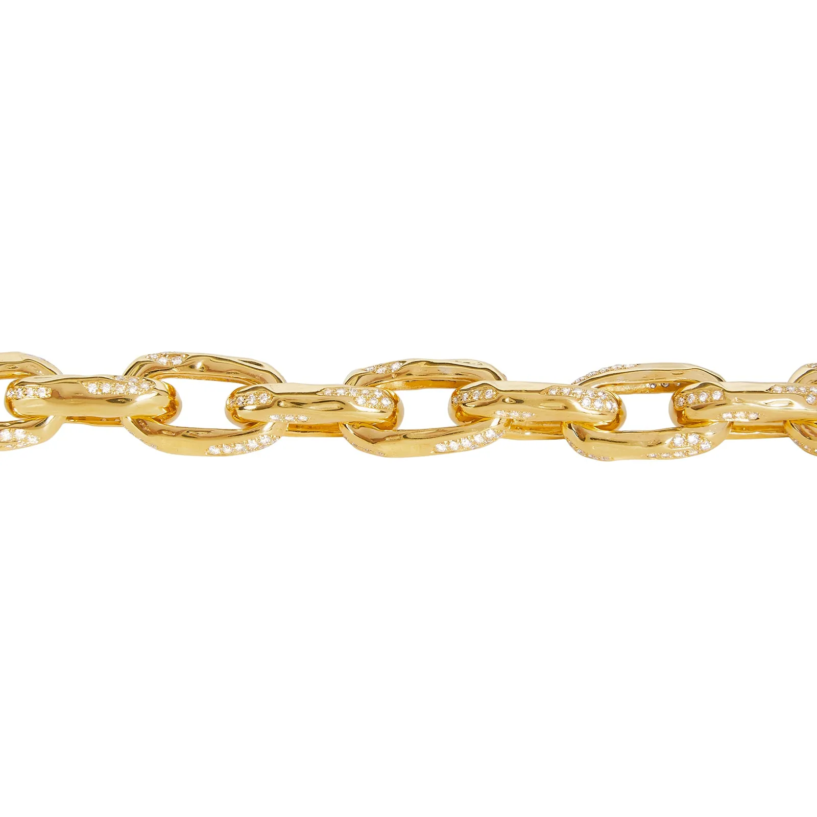 Chain Row 10 Diamond Bracelet - Small