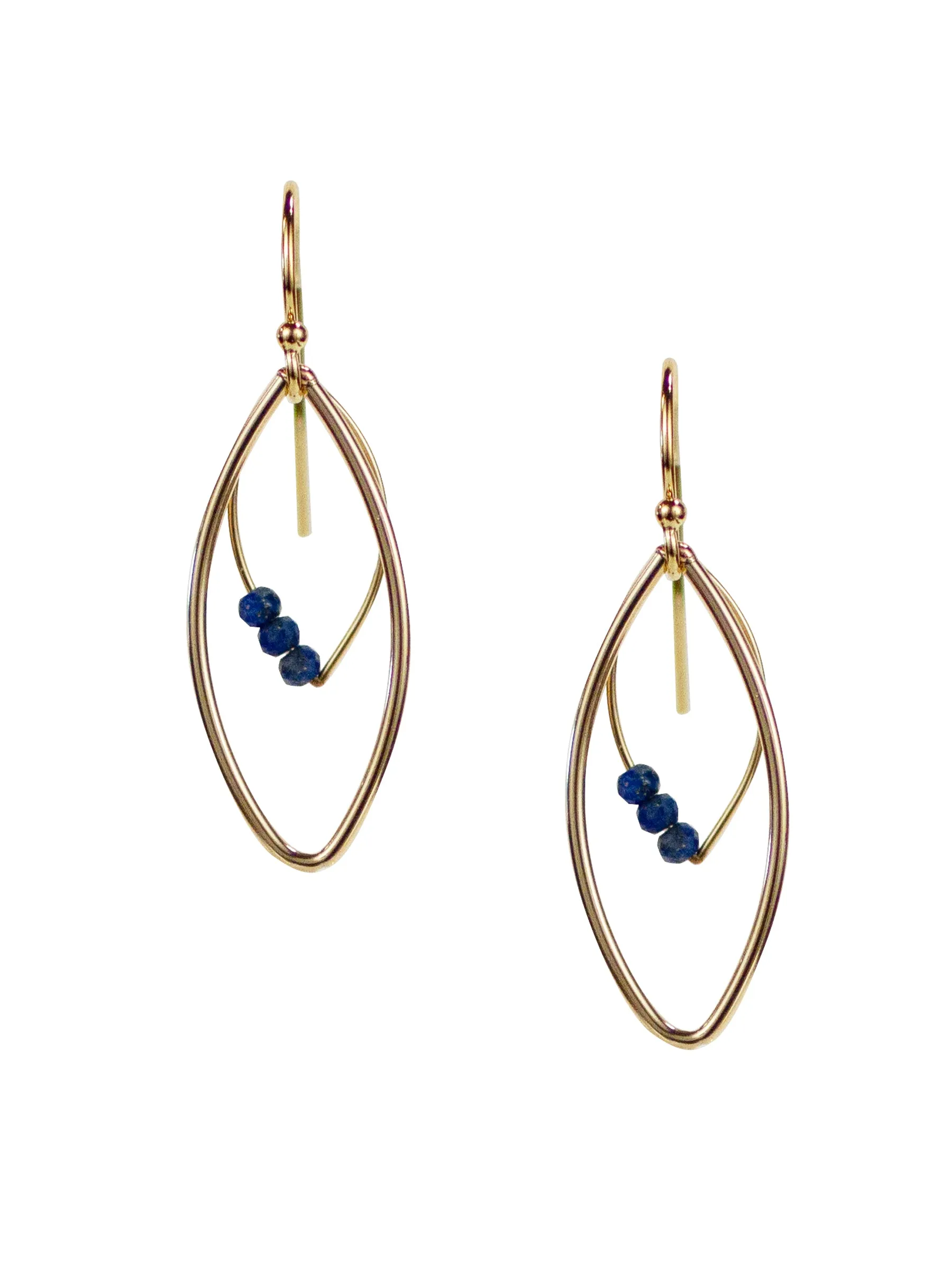 Circuit Earrings - Marquise