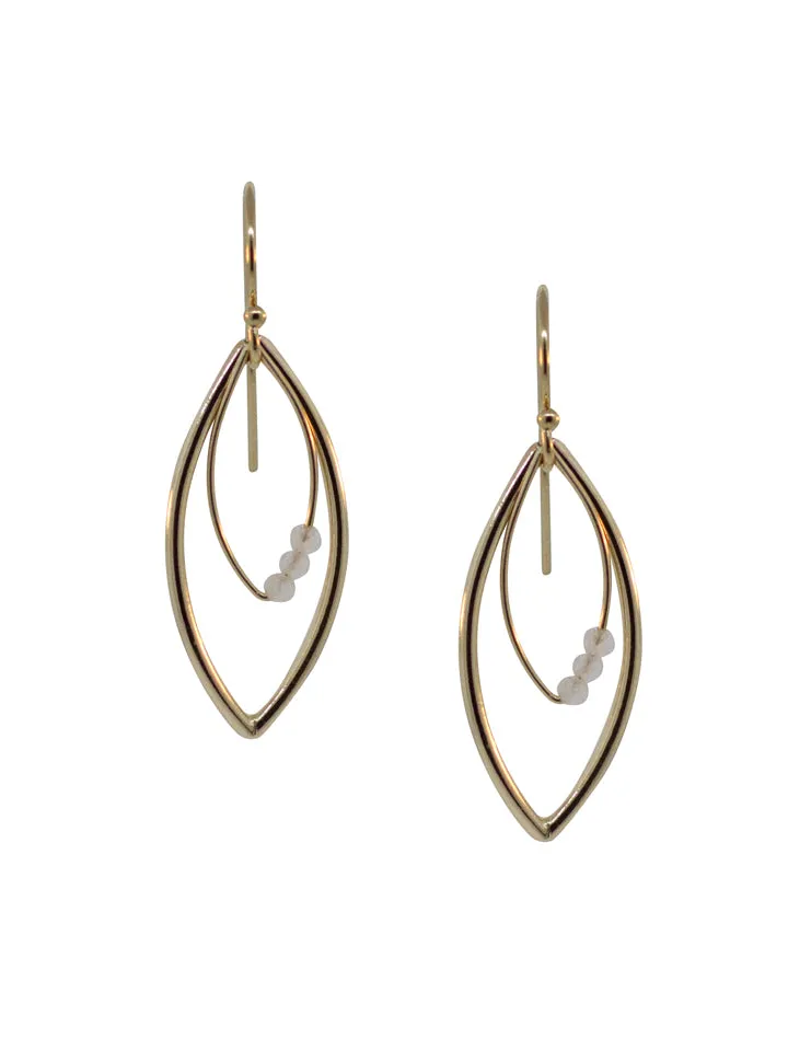 Circuit Earrings - Marquise