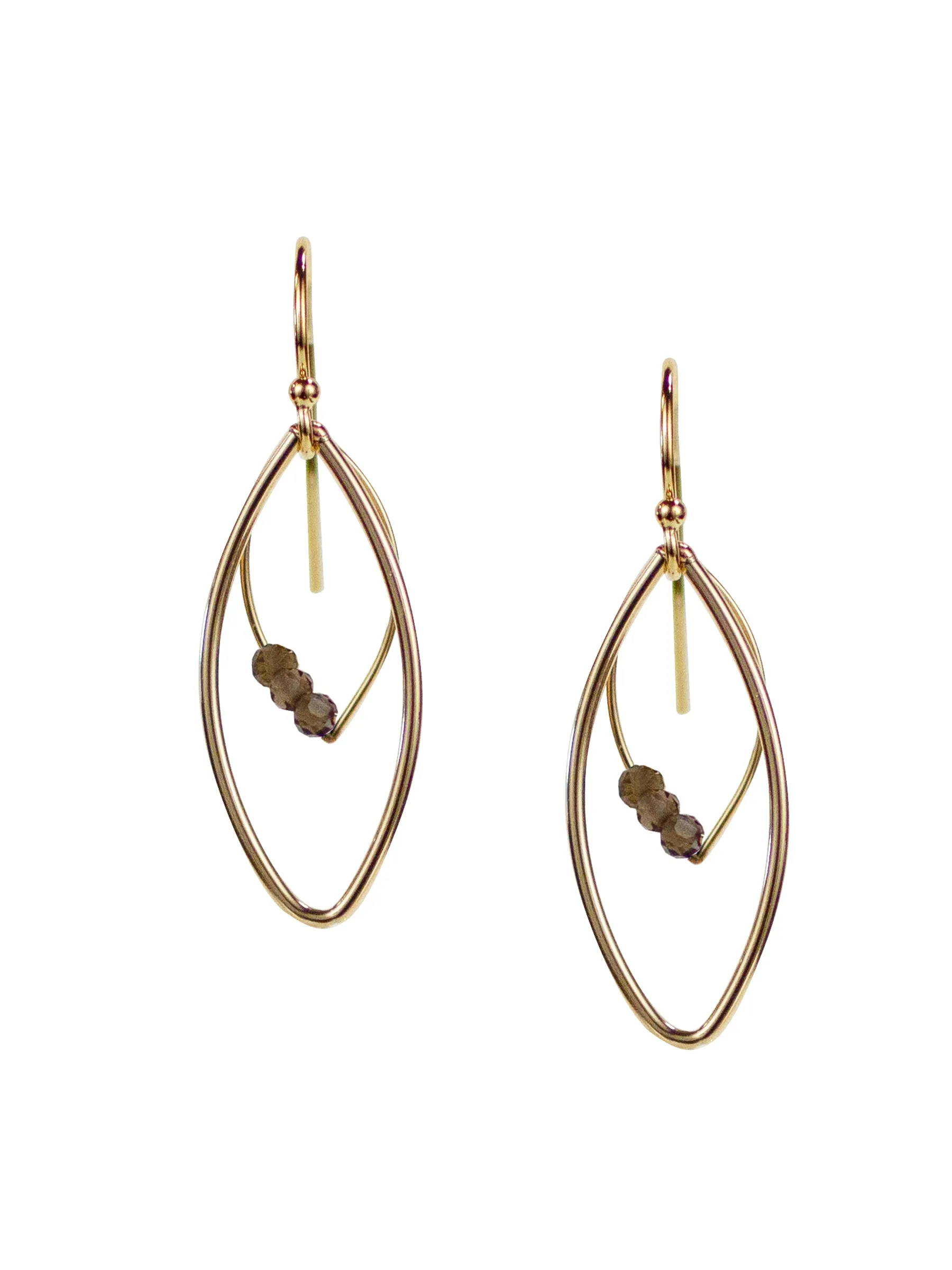 Circuit Earrings - Marquise