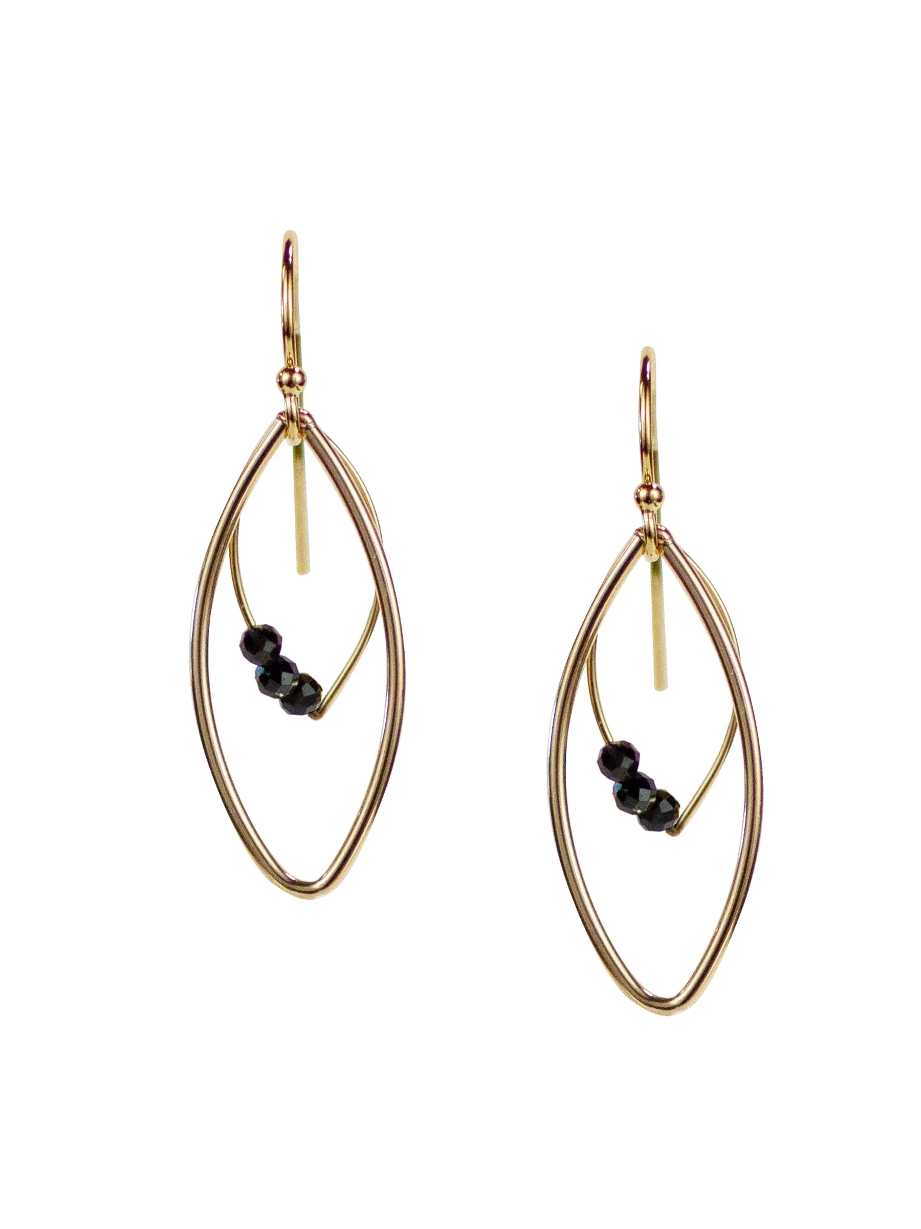 Circuit Earrings - Marquise