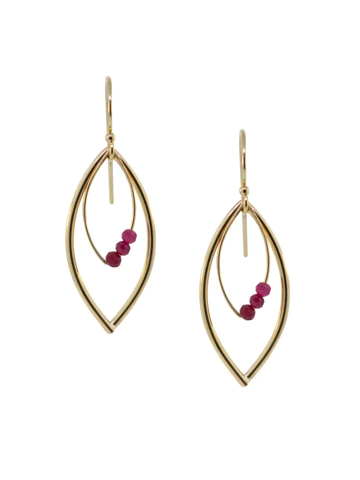 Circuit Earrings - Marquise