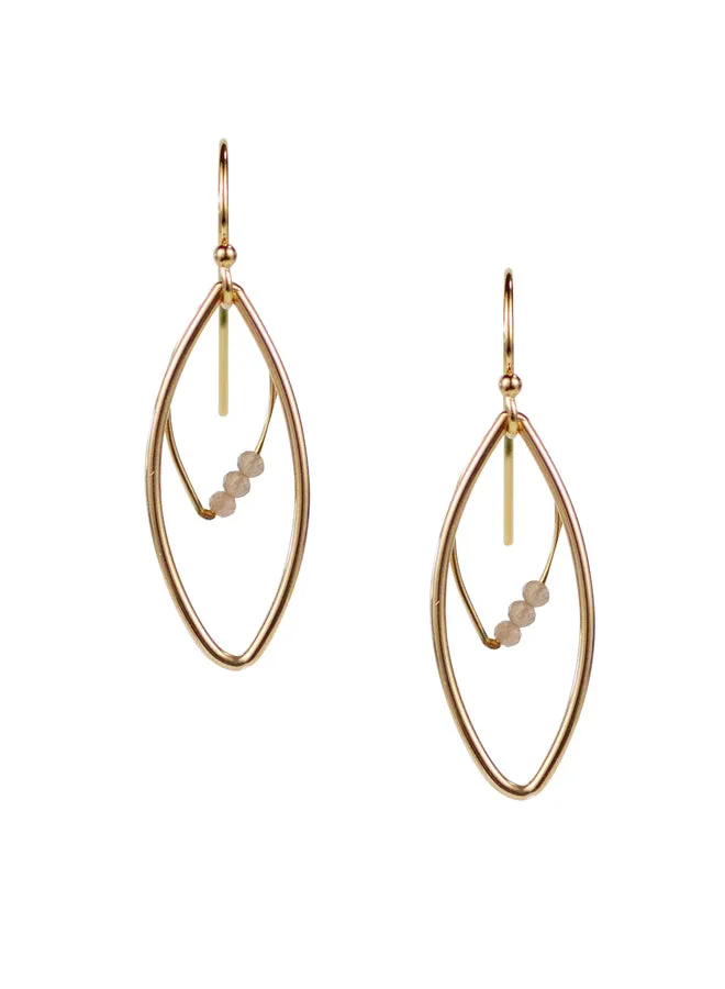 Circuit Earrings - Marquise