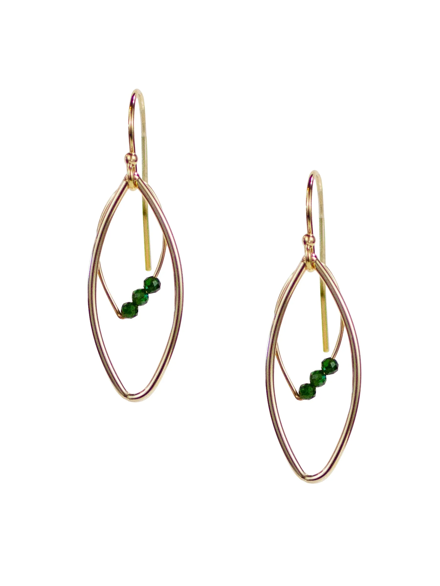 Circuit Earrings - Marquise