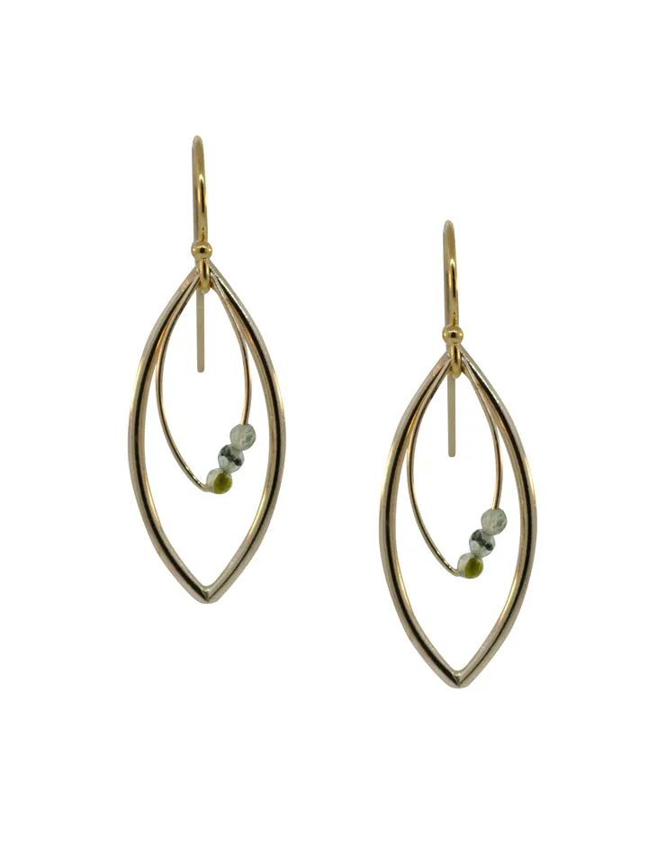 Circuit Earrings - Marquise