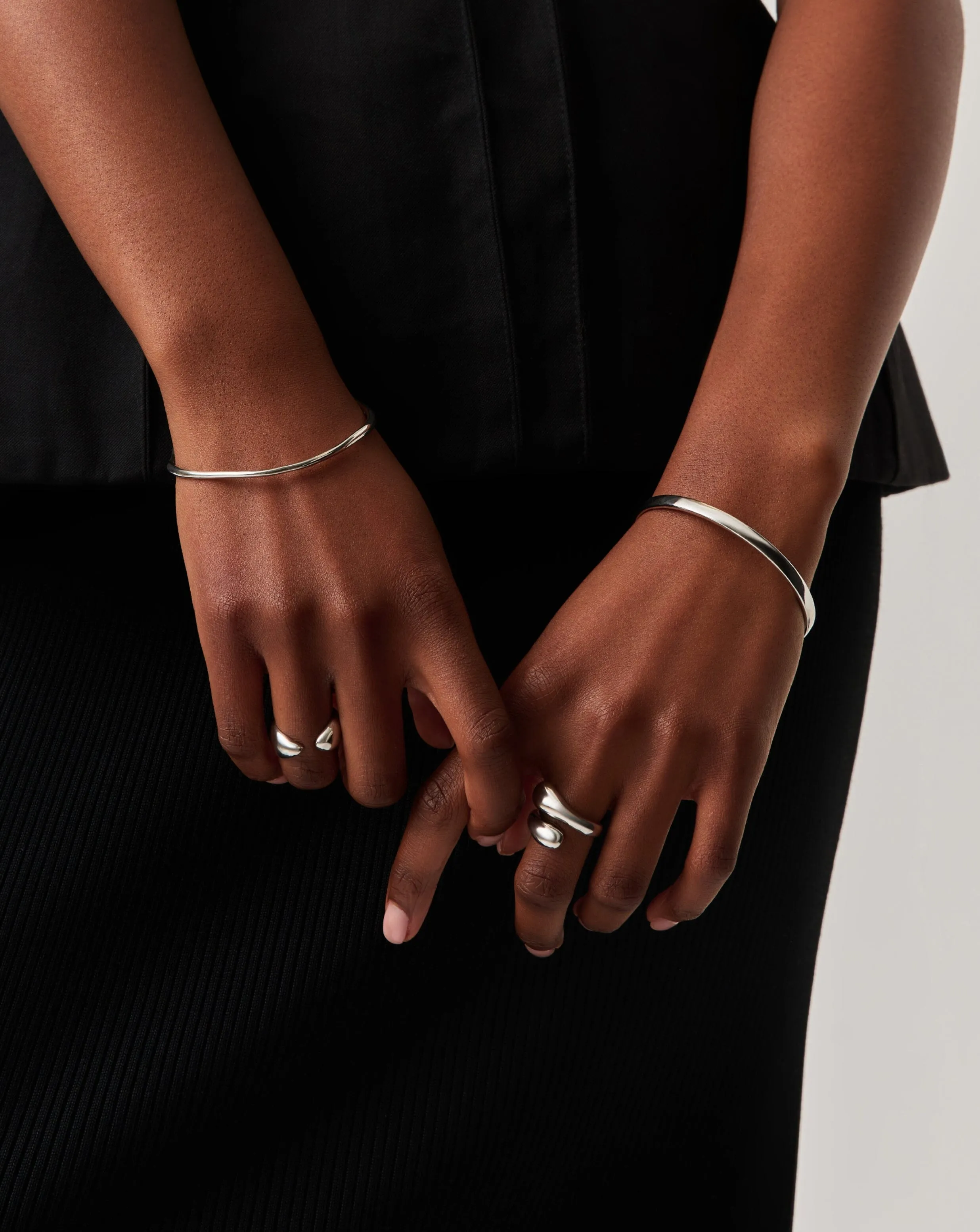 Classic Bangle | Silver Plated