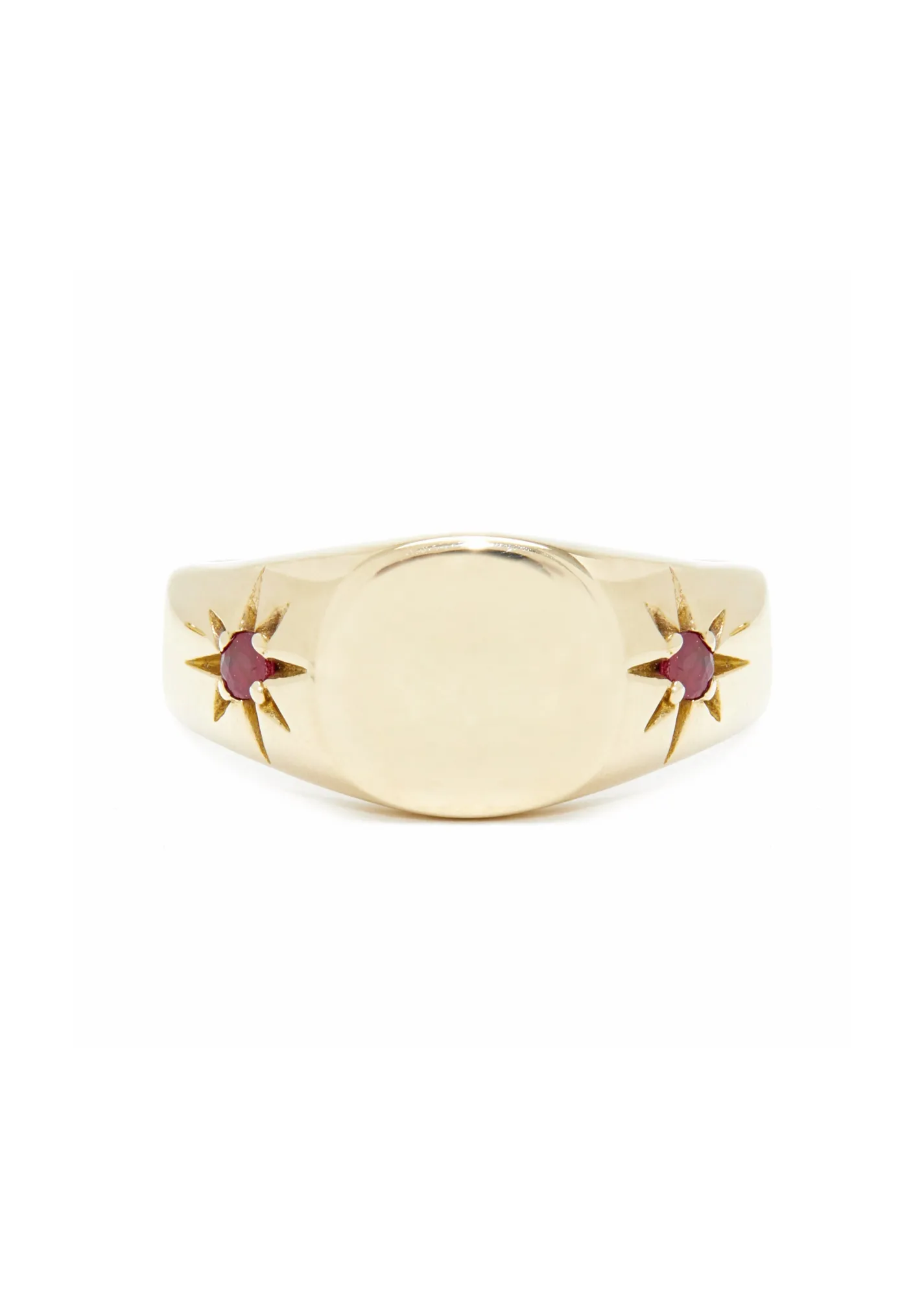 Classic Pinky Signet Ring in Brass