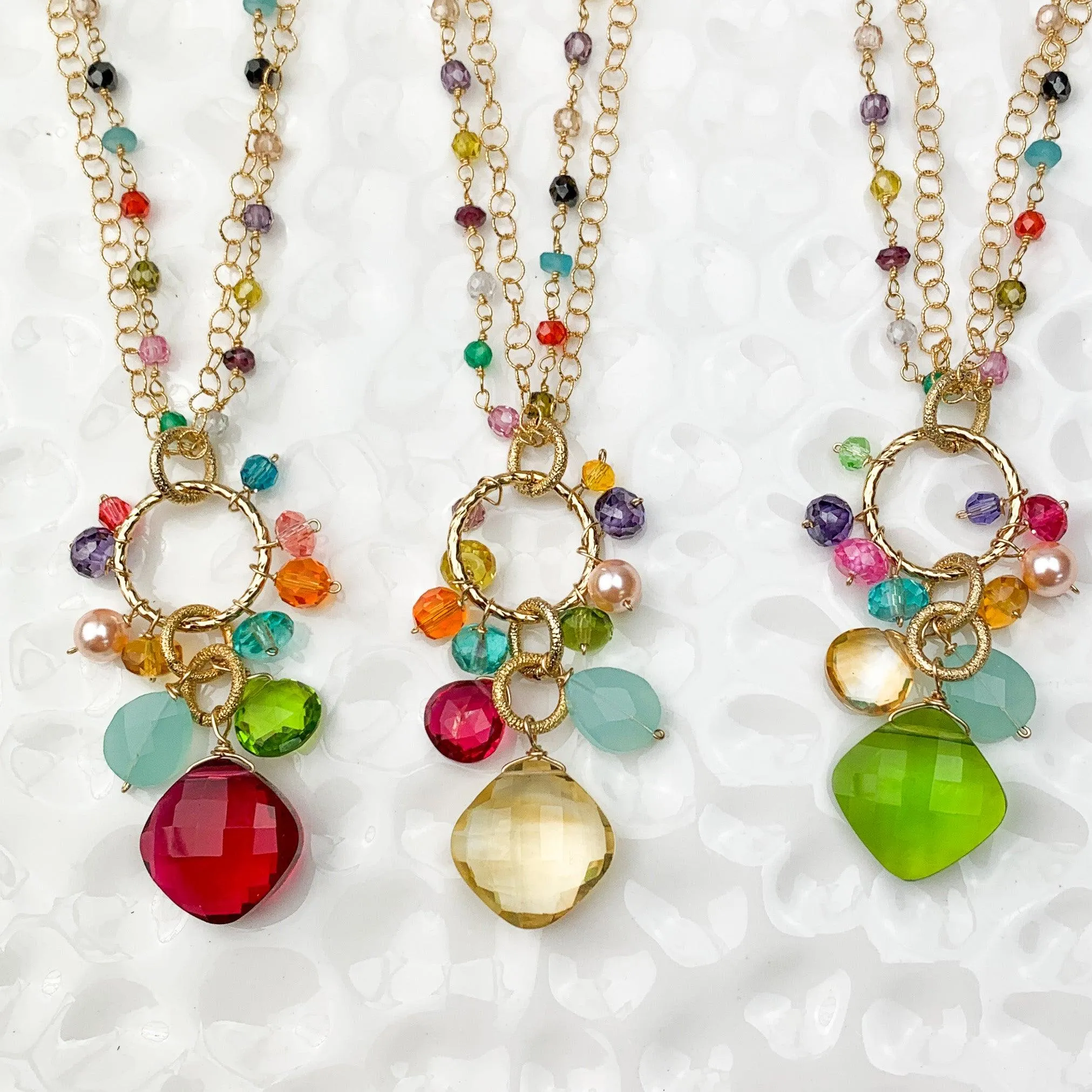 Colorful Jeanie 24" Convertible Pendant Necklace