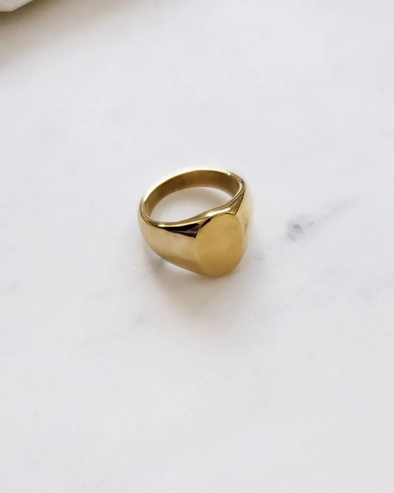 CoutuKitsch Pablo Signet Ring (Silver or Gold)