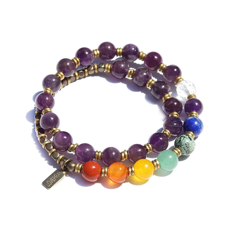 Crown Chakra Mala Bracelet *Final Sale*