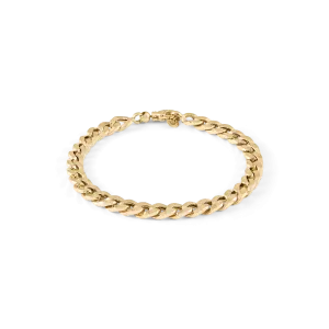 Curb Chain Bracelet - Solid Gold