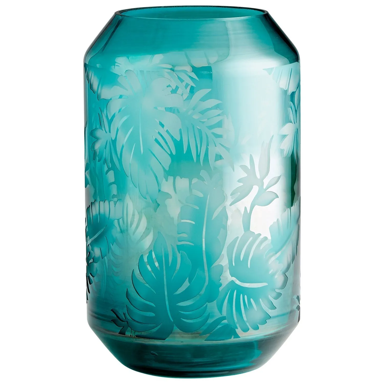 Cyan Design 10016 Sumatra Vase - Turquoise - Large