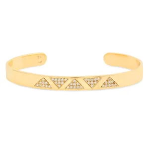 Diamond Triangle Cuff