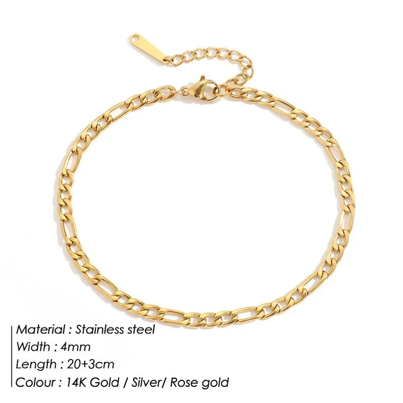 Fashion Stainless Steel Chain Anklet