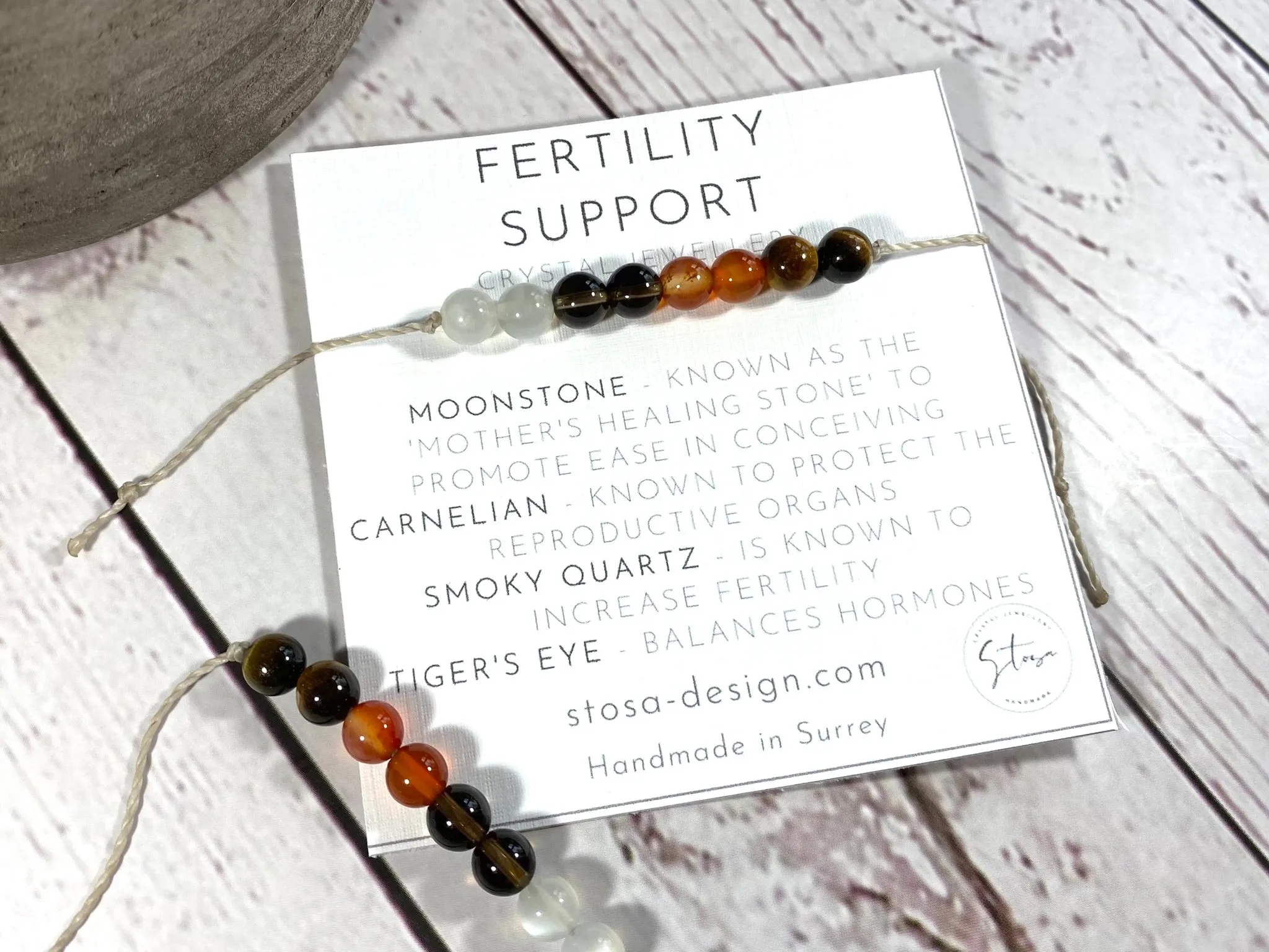 Fertility Support Crystal Bracelet