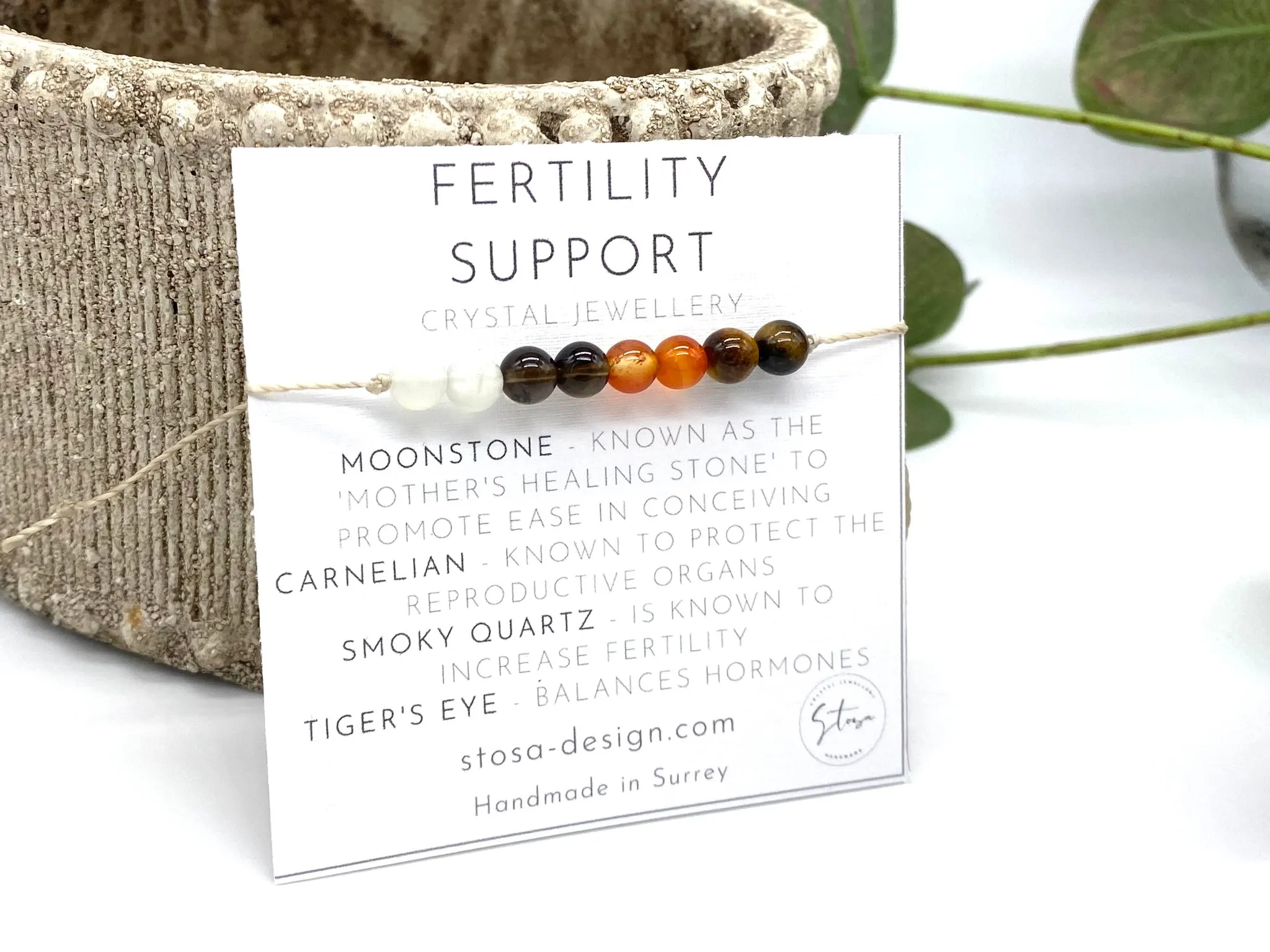 Fertility Support Crystal Bracelet