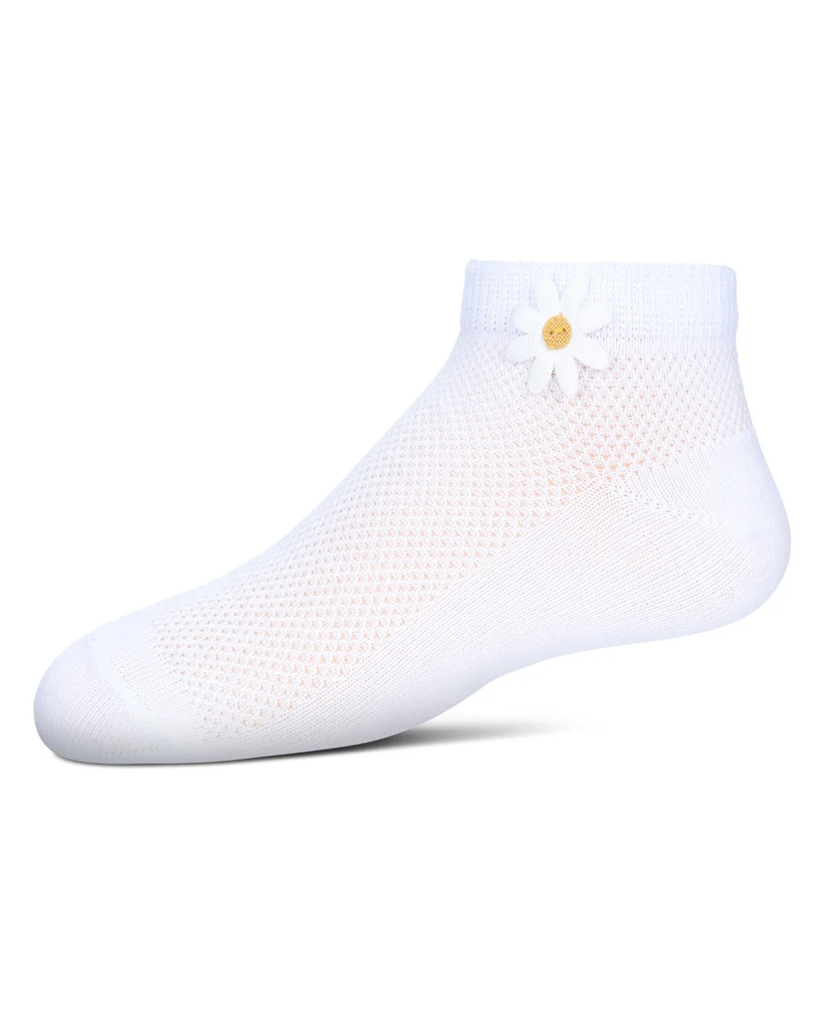 Girls' Welt Applique Anklet Socks