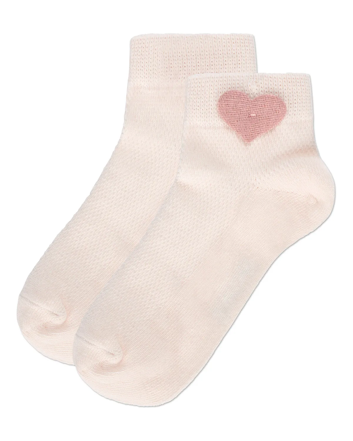 Girls' Welt Applique Anklet Socks