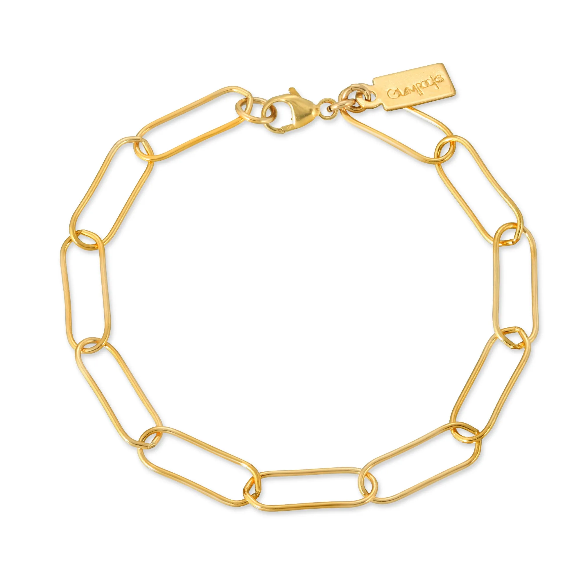 Gold Link Chain Bracelet