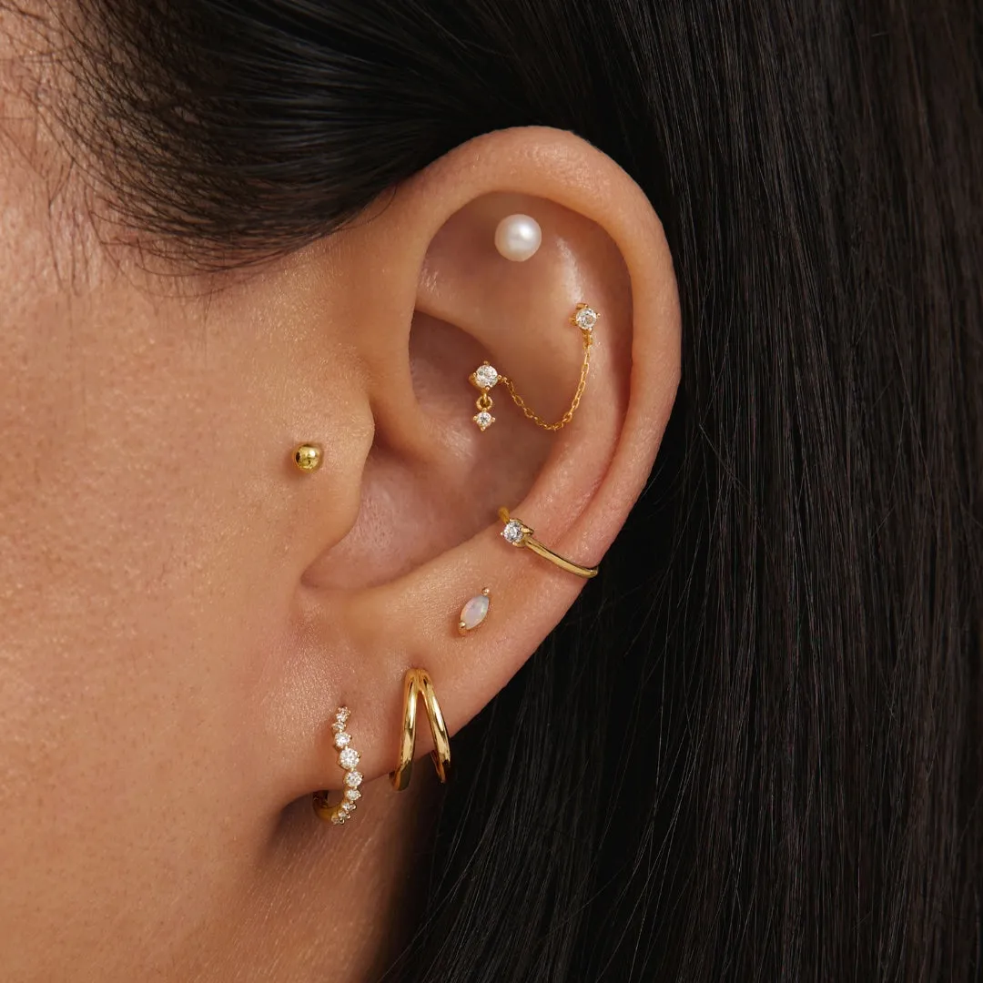 GRAMERCY - Flat Back Earring