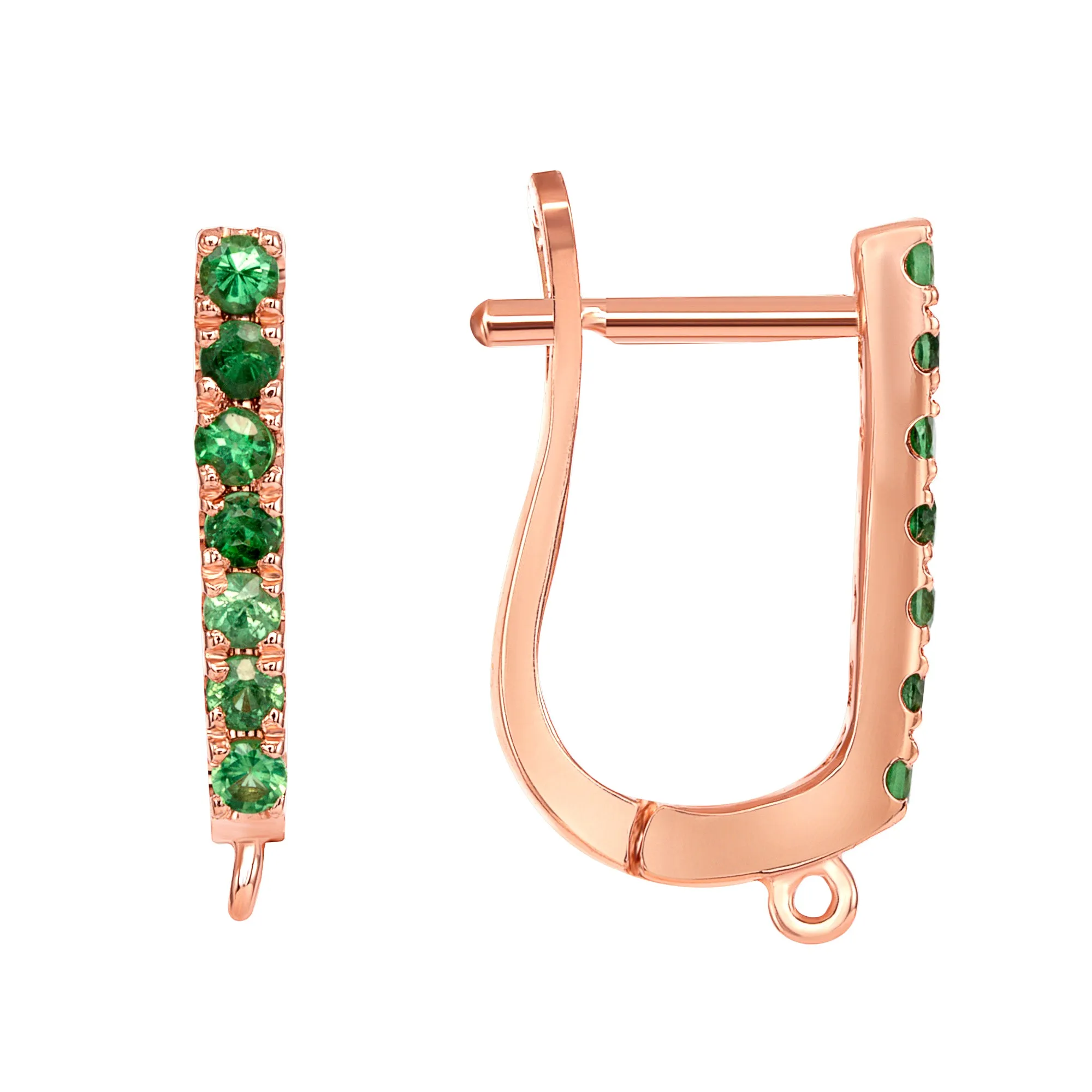 Green Goddess Hoops