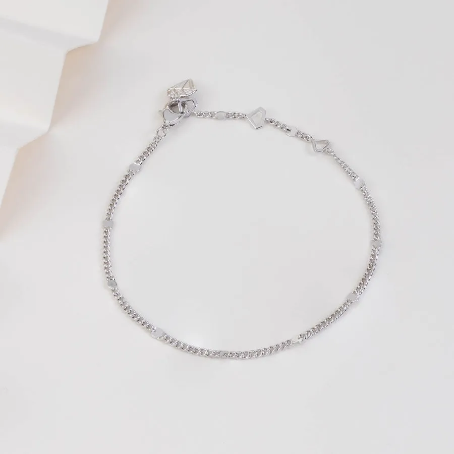 Harlow Curb Chain Silver Bracelet