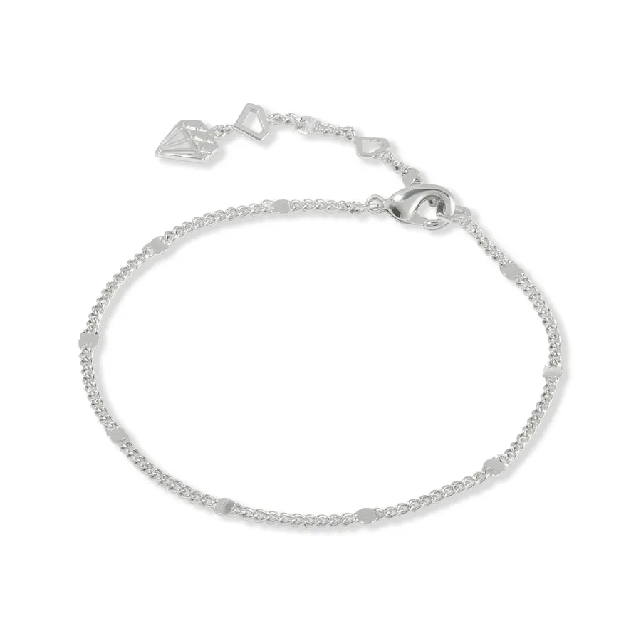 Harlow Curb Chain Silver Bracelet