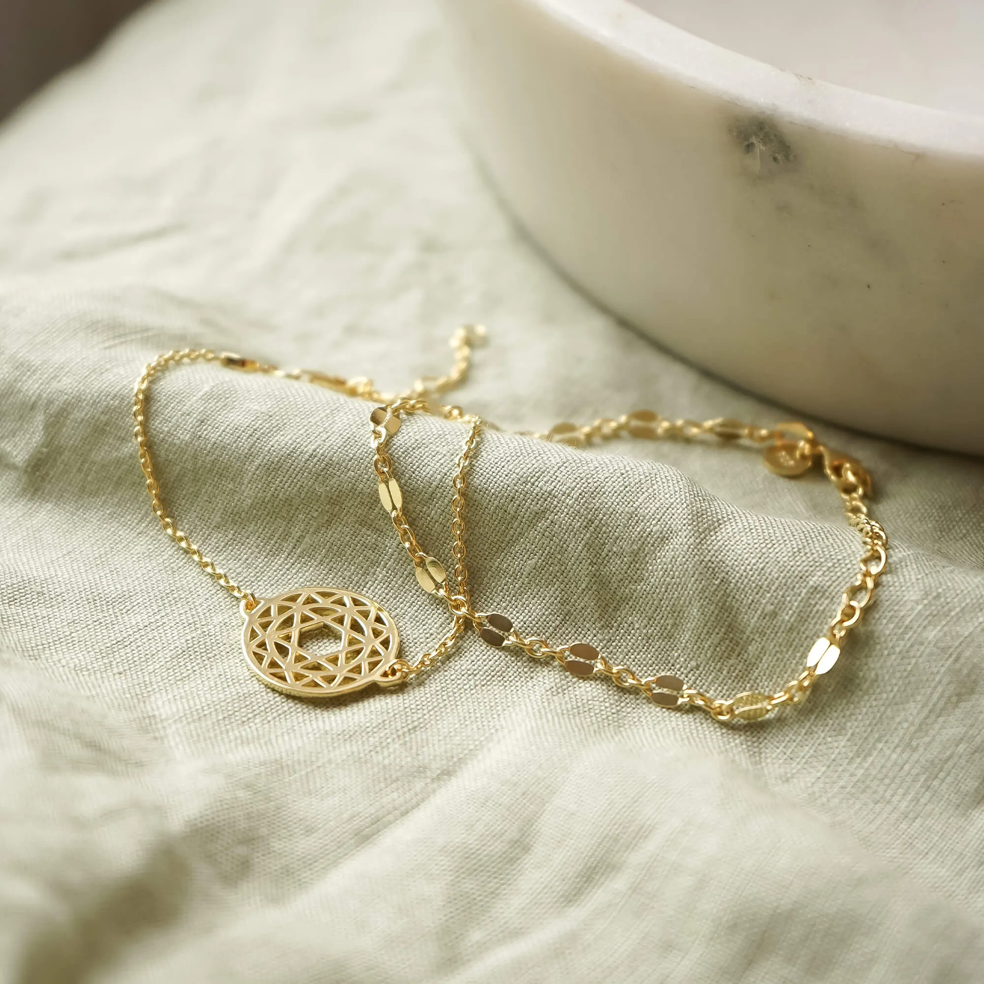 'Heart On Your Sleeve' Bracelet Layering Set 18ct Gold Plate