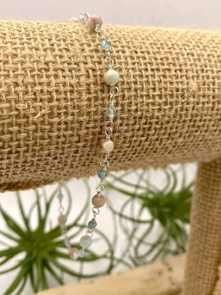 Impression Jasper Anklet