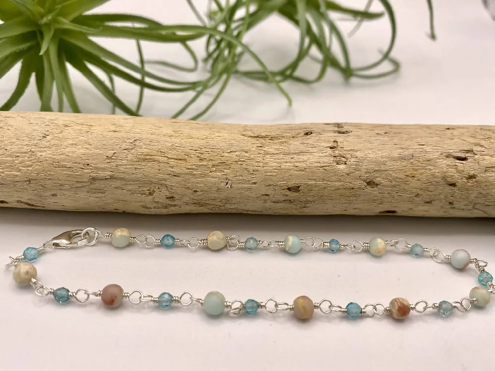 Impression Jasper Anklet