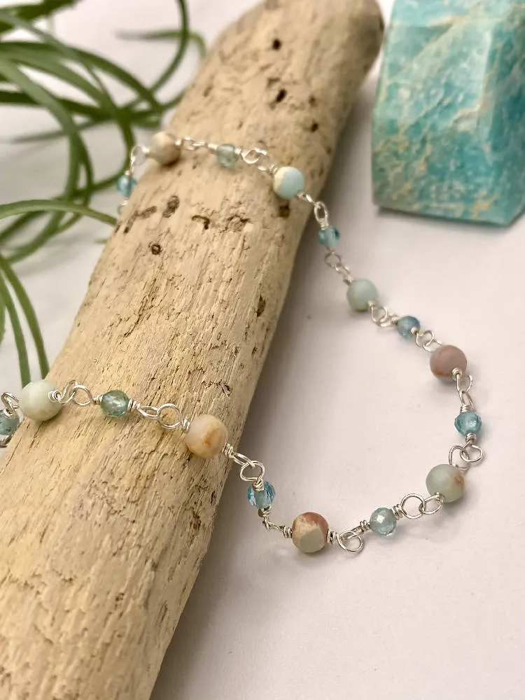 Impression Jasper Anklet