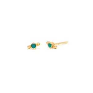 Isla Studs | Turquoise