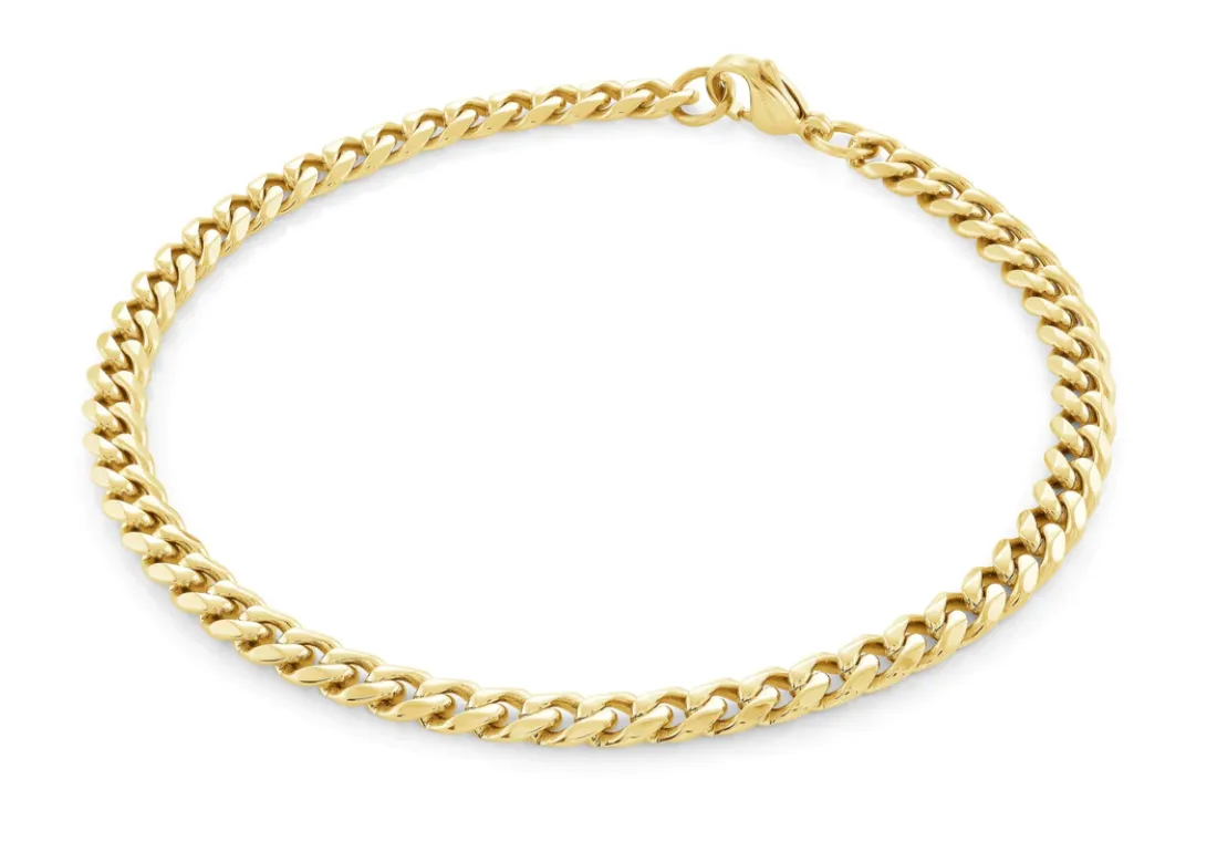 Italgem 4.6 mm Curb Anklet